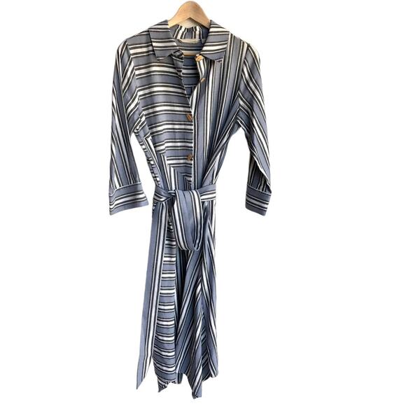 Soft Surroundings Shirt Dress with Back Placket, Wood Buttons, More... size M - Picture 1 of 13